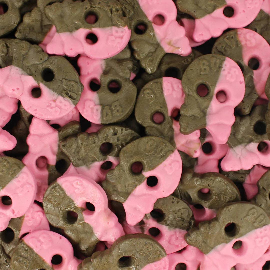 TheJar.Company - Wholesale Licorice - №13 - Raspberry Licorice Foam Skull1