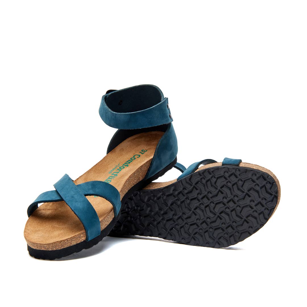 Comfortfusse - Wholesale Sandals - Women's - Milano - Genuine Leather Flat Sandals15