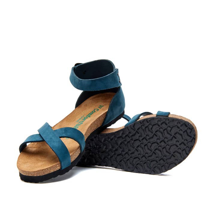 Comfortfusse - Wholesale Sandals – Women's - Milano - Genuine Leather Flat Sandals15