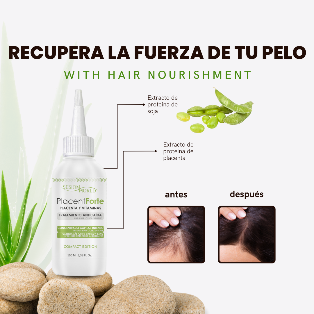 sesioMWorld - M·O·I Professional - Wholesale Hair Serum - PLACENT FORTE compact edition anti-hair loss serum | espe2