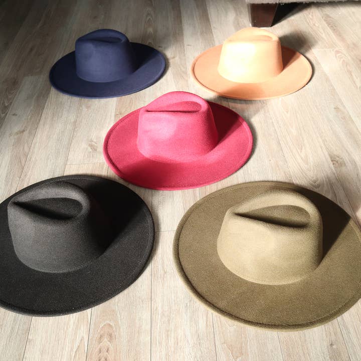 KMCO Hat Company - Wholesale Fedora - Unisex - Rancher Wide Brim Fedora Hat2