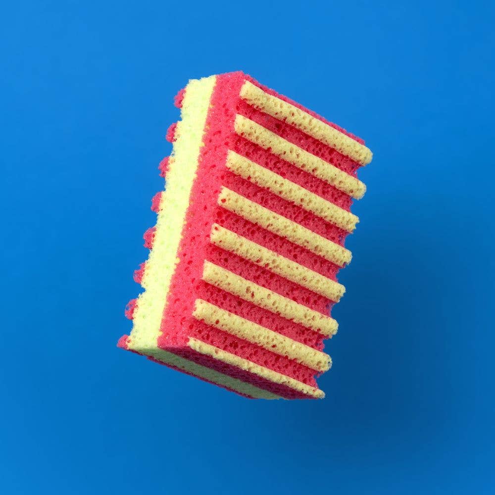 JAMPY - Venta al por mayor Pufs/esponjas de baño - Mr. & Ms. Sponge, esponja de baño sin látex e hipoalergénica, Made in Italy0