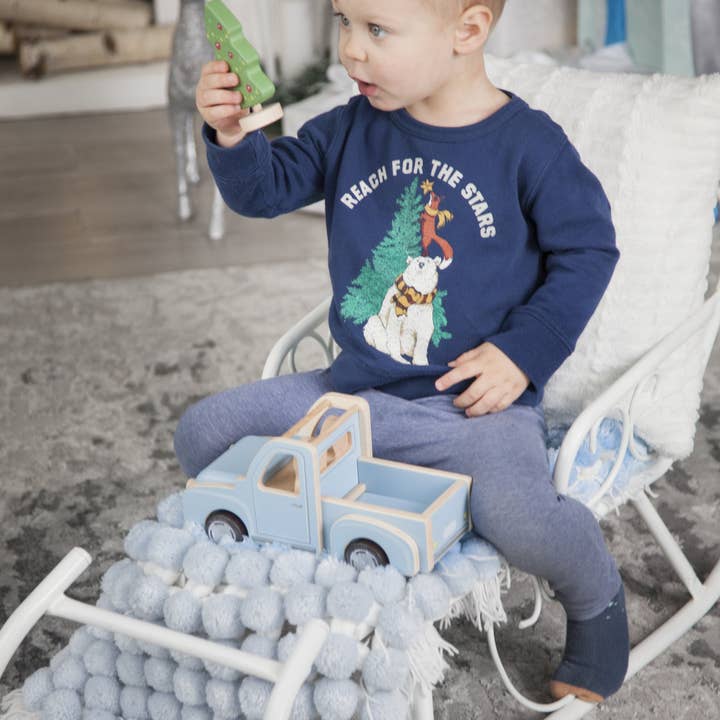 ODEAS – Großhandel Holzspielzeug – Kinder – Holz-Spielzeugauto Pickup