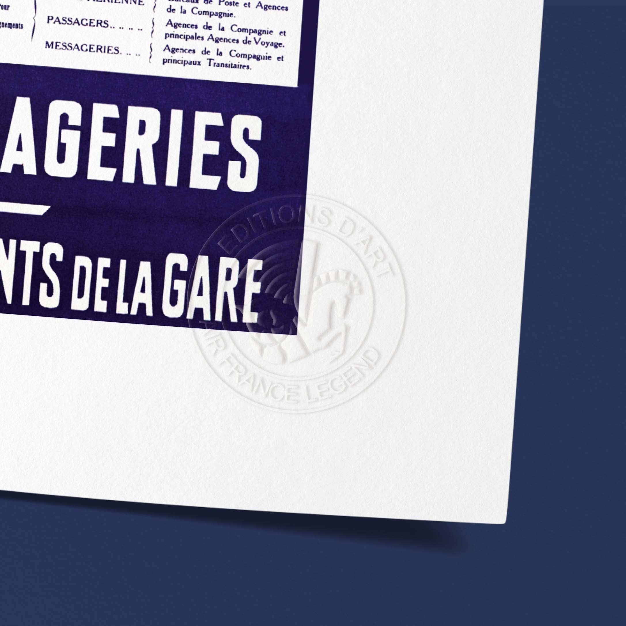 Oneart - Wholesale Poster - Air France Aéropostale Poster / Mail-Passengers - AFL05653