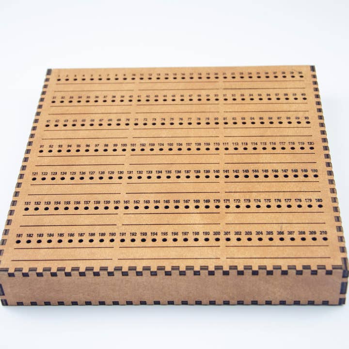 Embroidery craft – wholesale Hantverkstillbehör – Broderinålsförvaring – Trälåda med 80 hål0