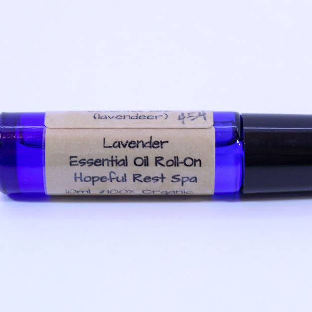 Lavender Organic Essential Oil Roll-On for wholesale by Hopeful Rest Spa