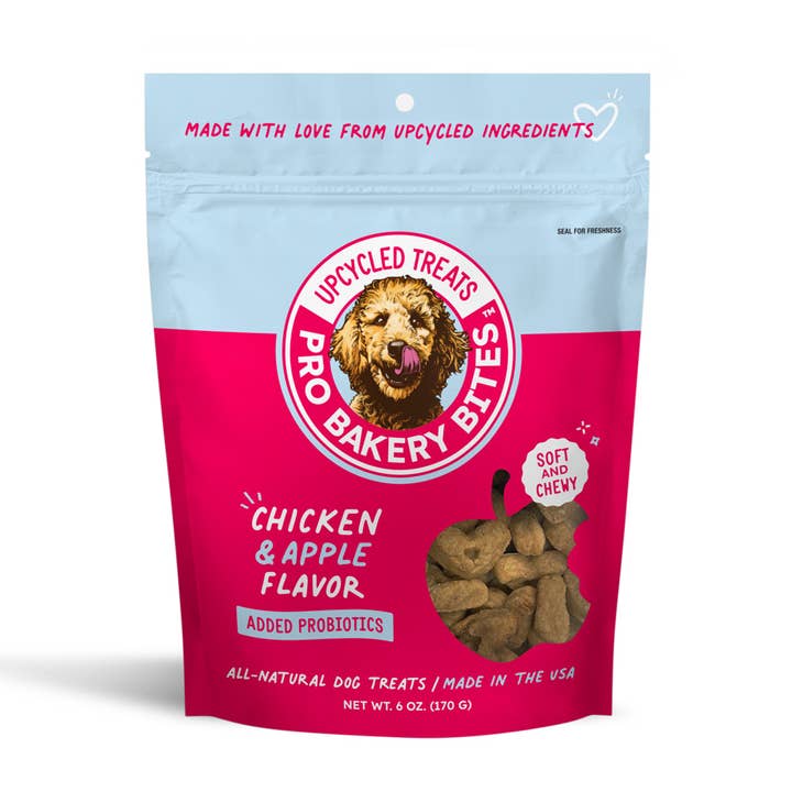 Pro Bakery Bites Soft & Chewy - Chicken & Apple 6oz for wholesale by Pro Bakery Bites by Ag-Alchemy