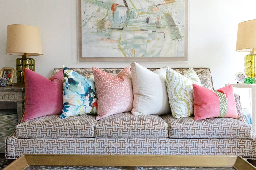 Greer Citron - Yellow Printed Throw Pillow for wholesale on Faire5