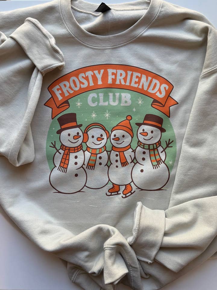 Frosty Friends Club Graphic for wholesale by Sweet Rae’s Clothing Co.