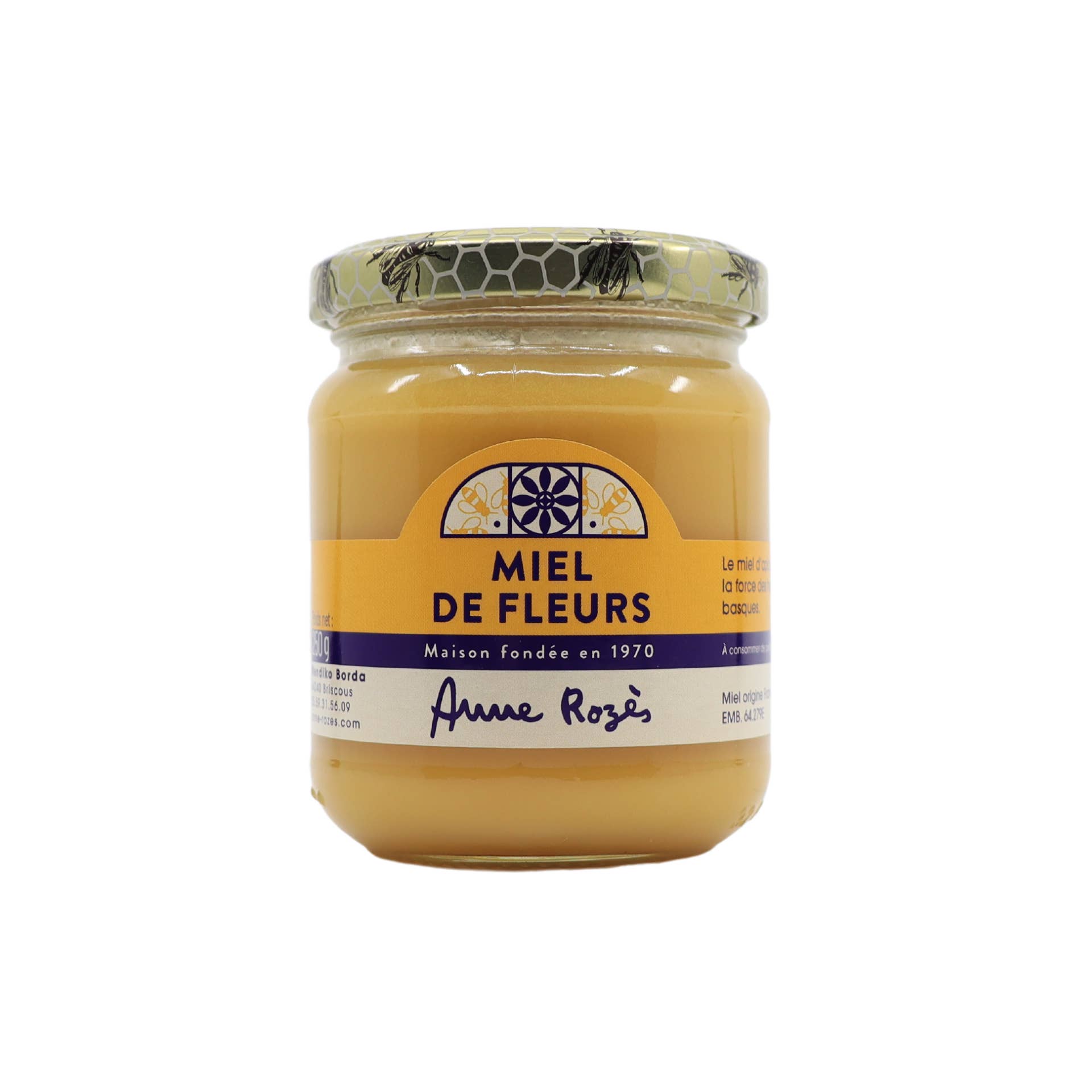 Anne Rozès - Wholesale Honey - Flower Honey 250g