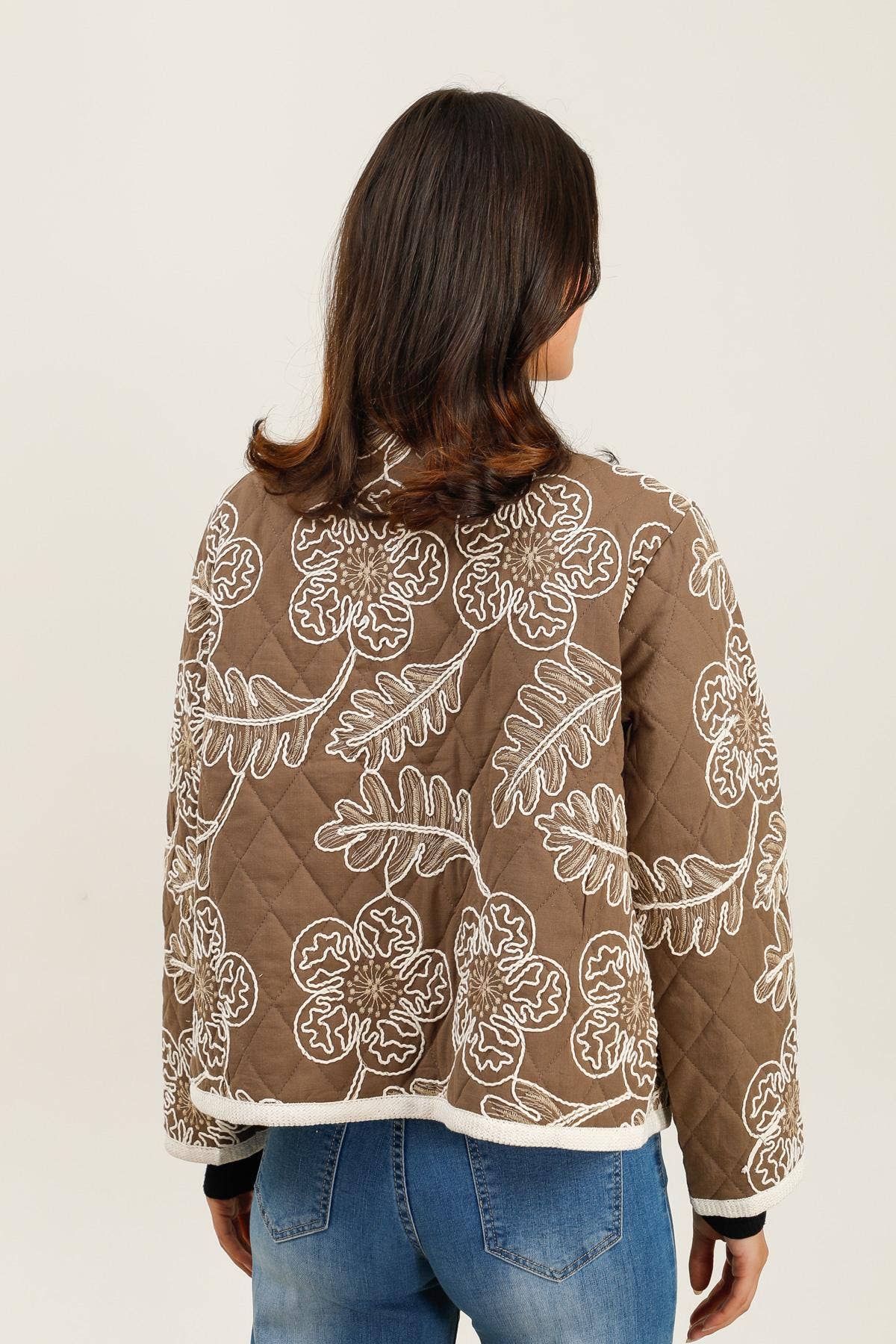 MOOYA – Großhandel Jacke – Damen – Baumwolljacke mit Stickerei - XK0034