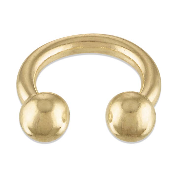 Aro de Hélix y Aro de Herradura para Tragus de Oro Macizo de 10kt para venta al por mayor de Zahav Jewelry