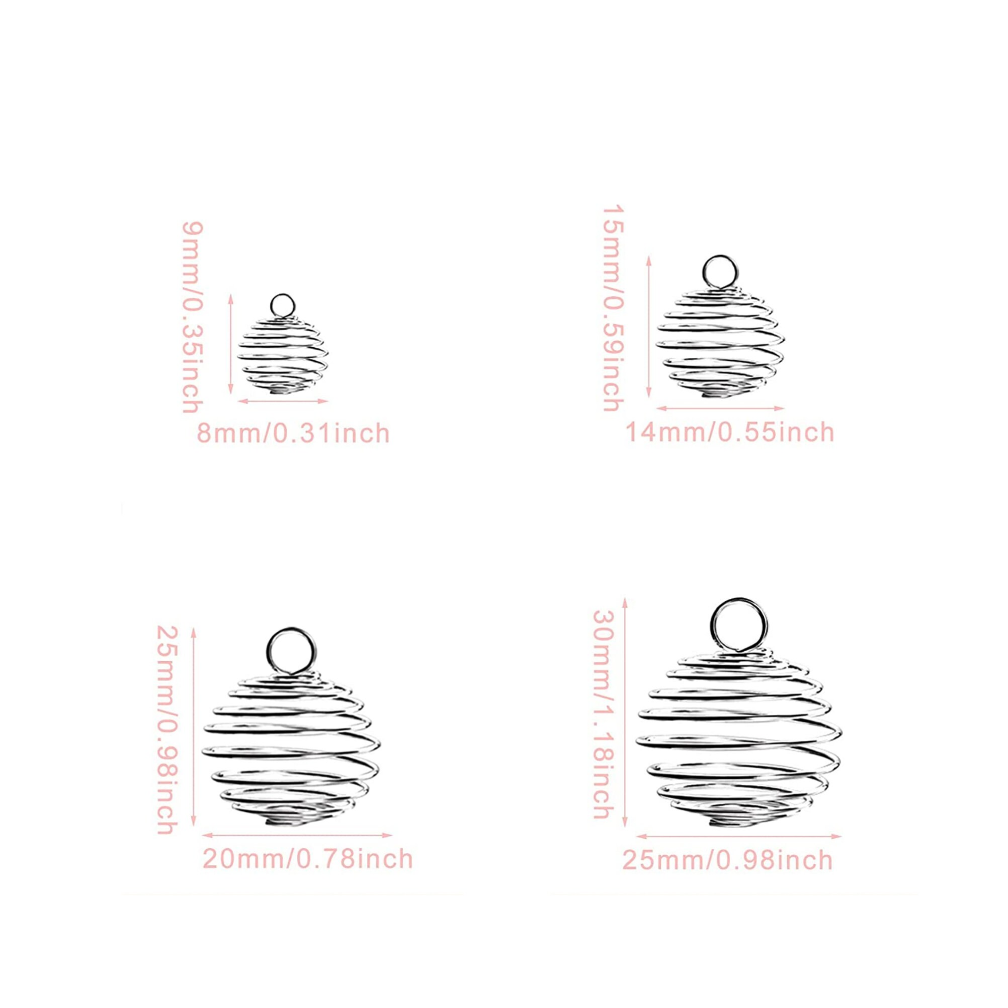 A Thousand Crystals – wholesale DIY Jewellery – Child – SPIRAL CAGE for Crystal Pendants FOR Jewellery Making1