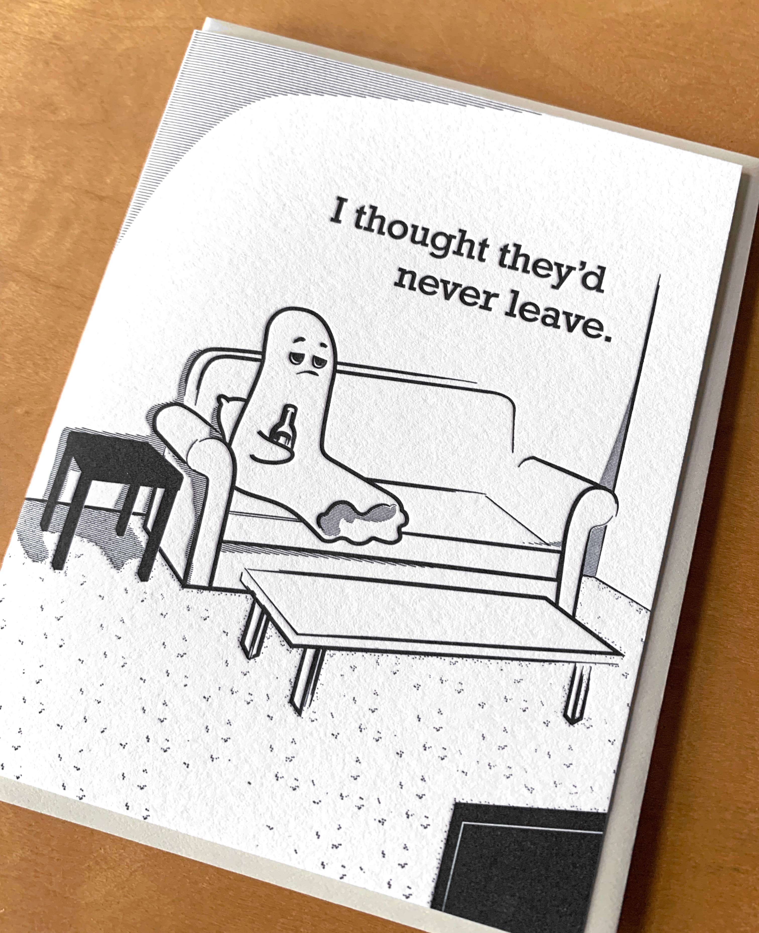 McBitterson's – Großhandel Halloween-Karten – Ich dachte, sie würden Ghost niemals verlassen1