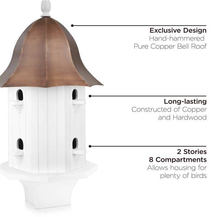 Good Directions - Wholesale Bird House - Dovecote Manor Bird House – Copper Roof