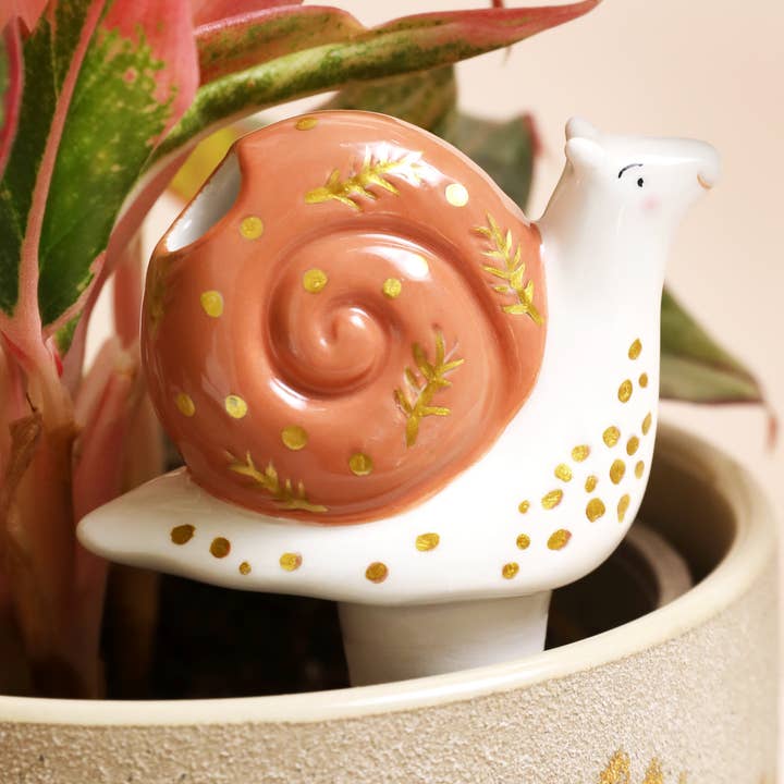 Snail Plant Waterer for wholesale by Lisa Angel