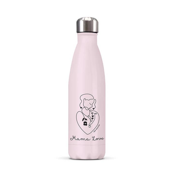 500 ml isolierte Flasche - Mama Love für den Großhandel von Hirondelle & Cie