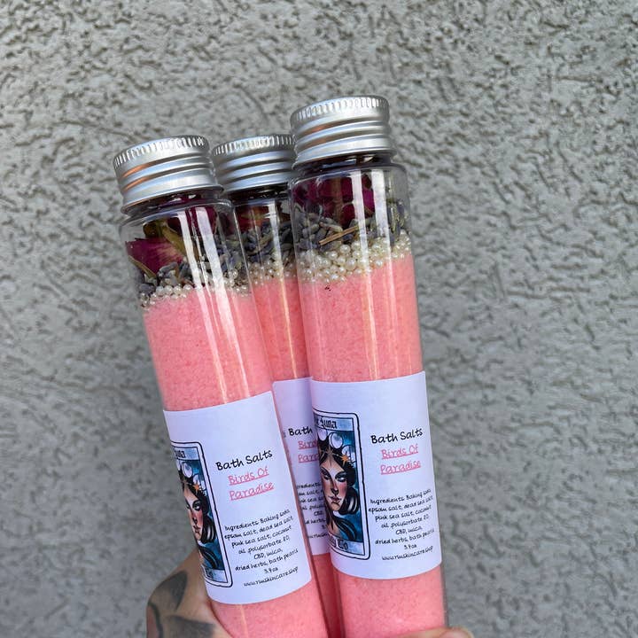 Bath Salt Tubes 115ml for wholesale by Skye Luna Beauty