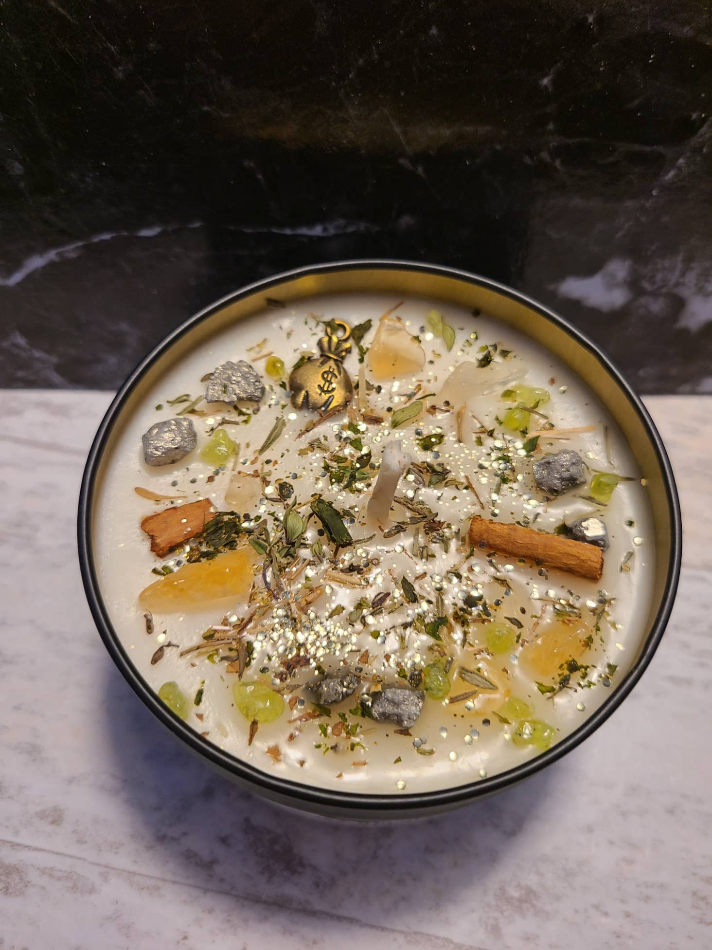 WBC Shops - Wholesale Jar/Filled Candle - Boss Bitch, Abundance, 8oz Intention Soy Candles1