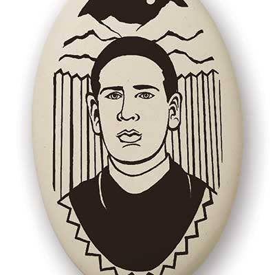 Touchstone Pottery - Wholesale Individual Charm/Pendant - Saint Toribio Romo Gonzalez Porcelain Pendant