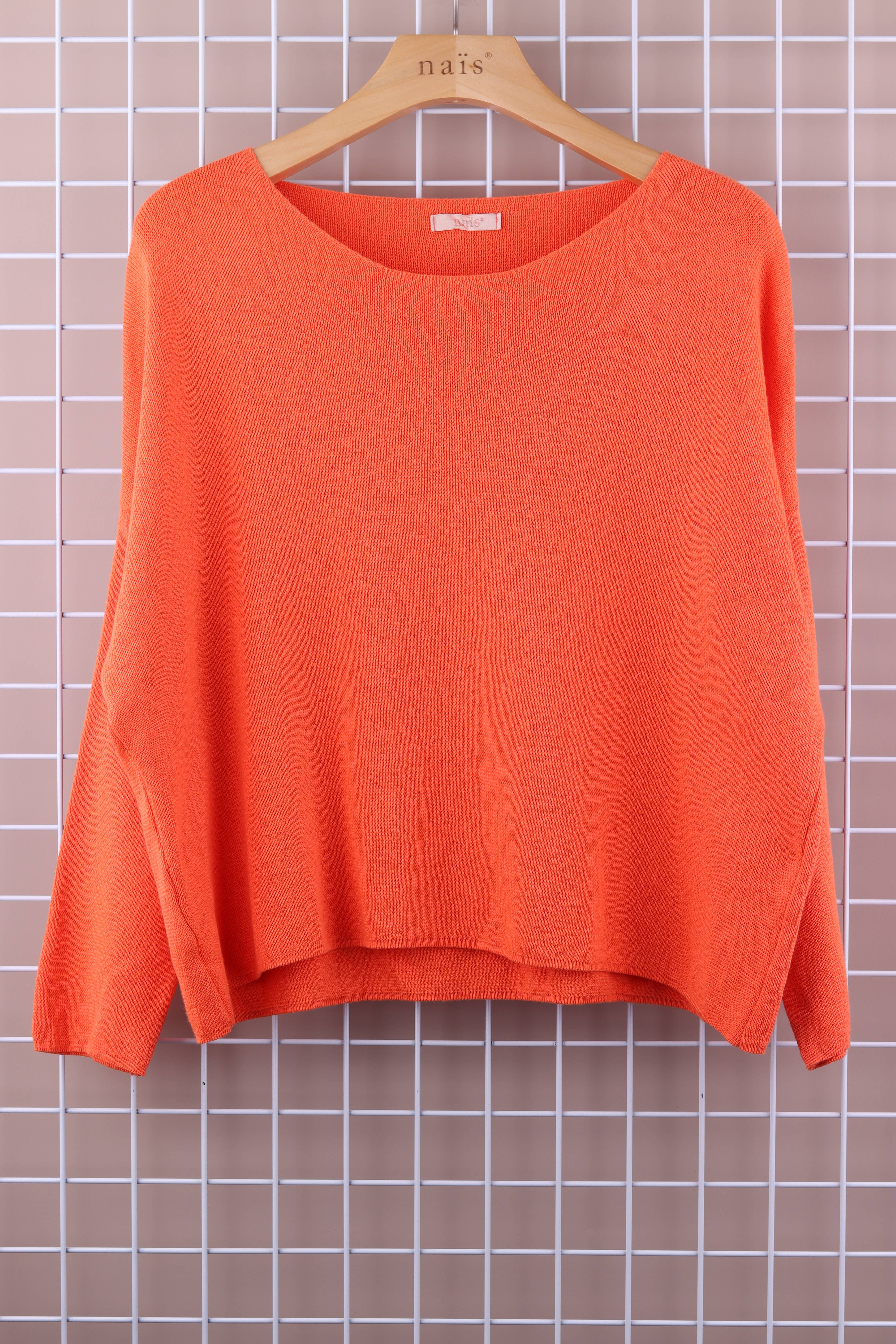 NAÏS PARIS - Vente Pull en maille – femme - PULL COL ROND COURT7