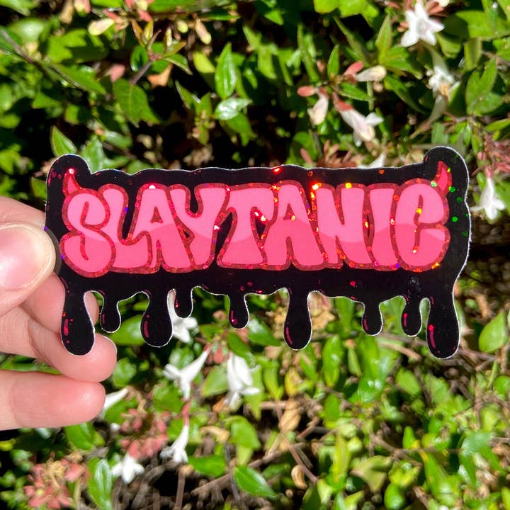 Adesivo Slaytanic Goth Sparkle por atacado de Hollandaize Art