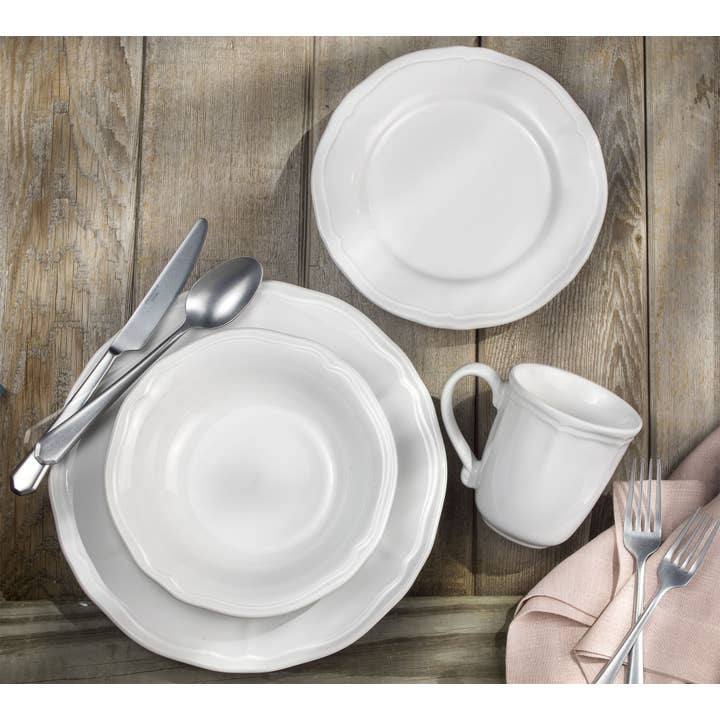 Euro Ceramica | ClayBarnHome - Wholesale Dinnerware Set - Siena 16 Piece Stoneware Dinnerware Set