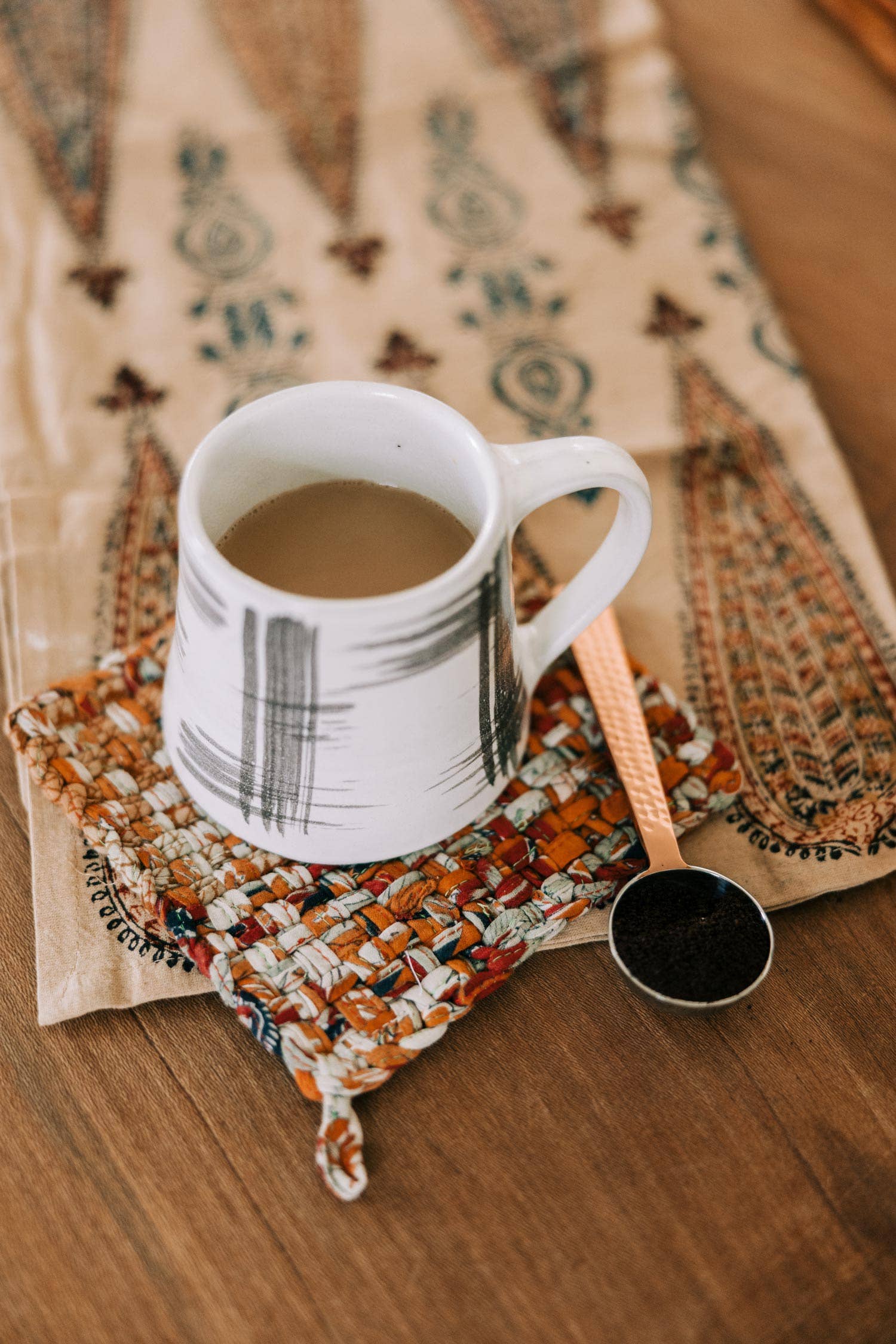 Ten Thousand Villages - Wholesale Measuring Spoon - Hammered Stainless Steel Coffee Scoop2