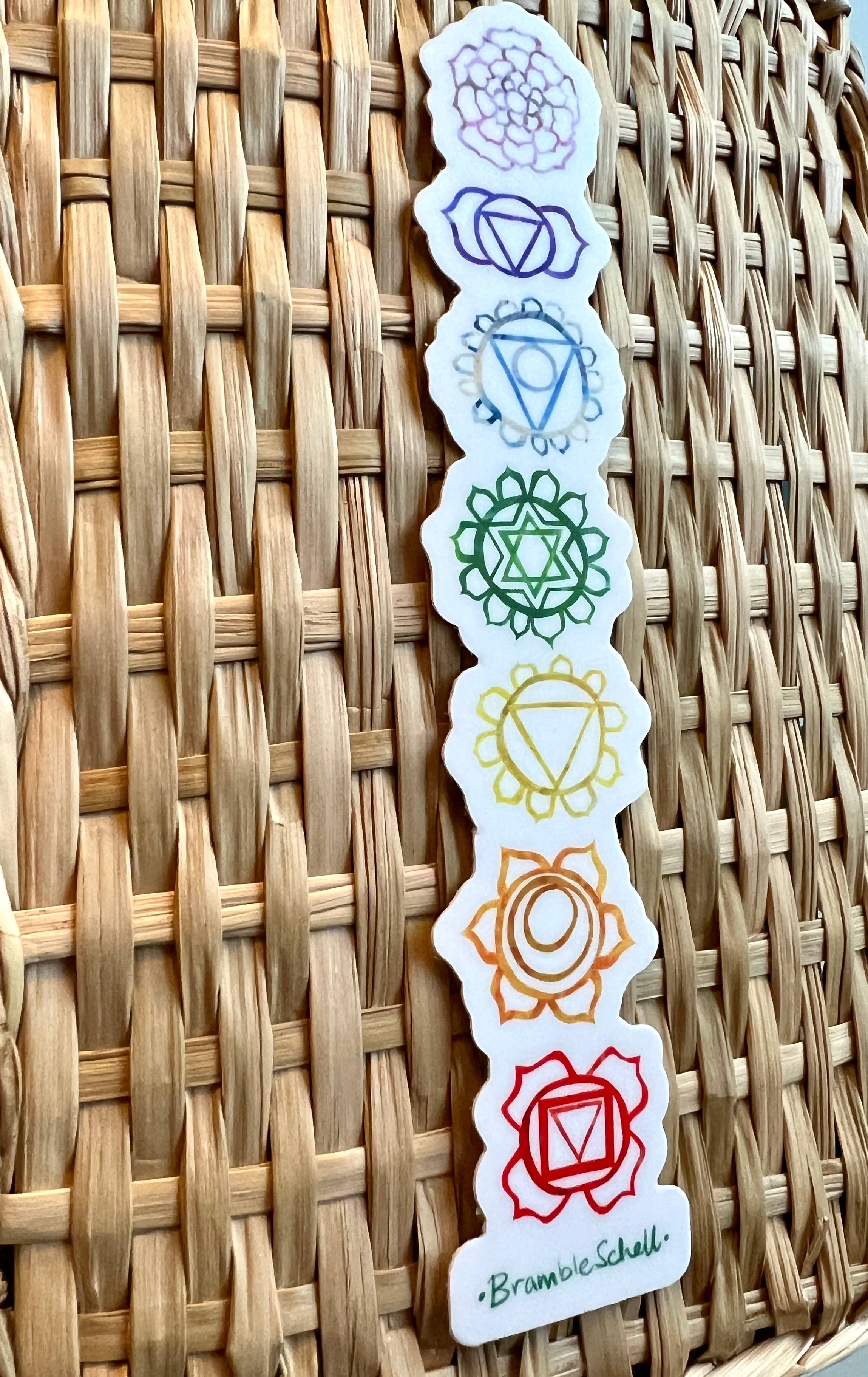 Bramble Schell Studio - Wholesale Sticker - Chakras Sticker3
