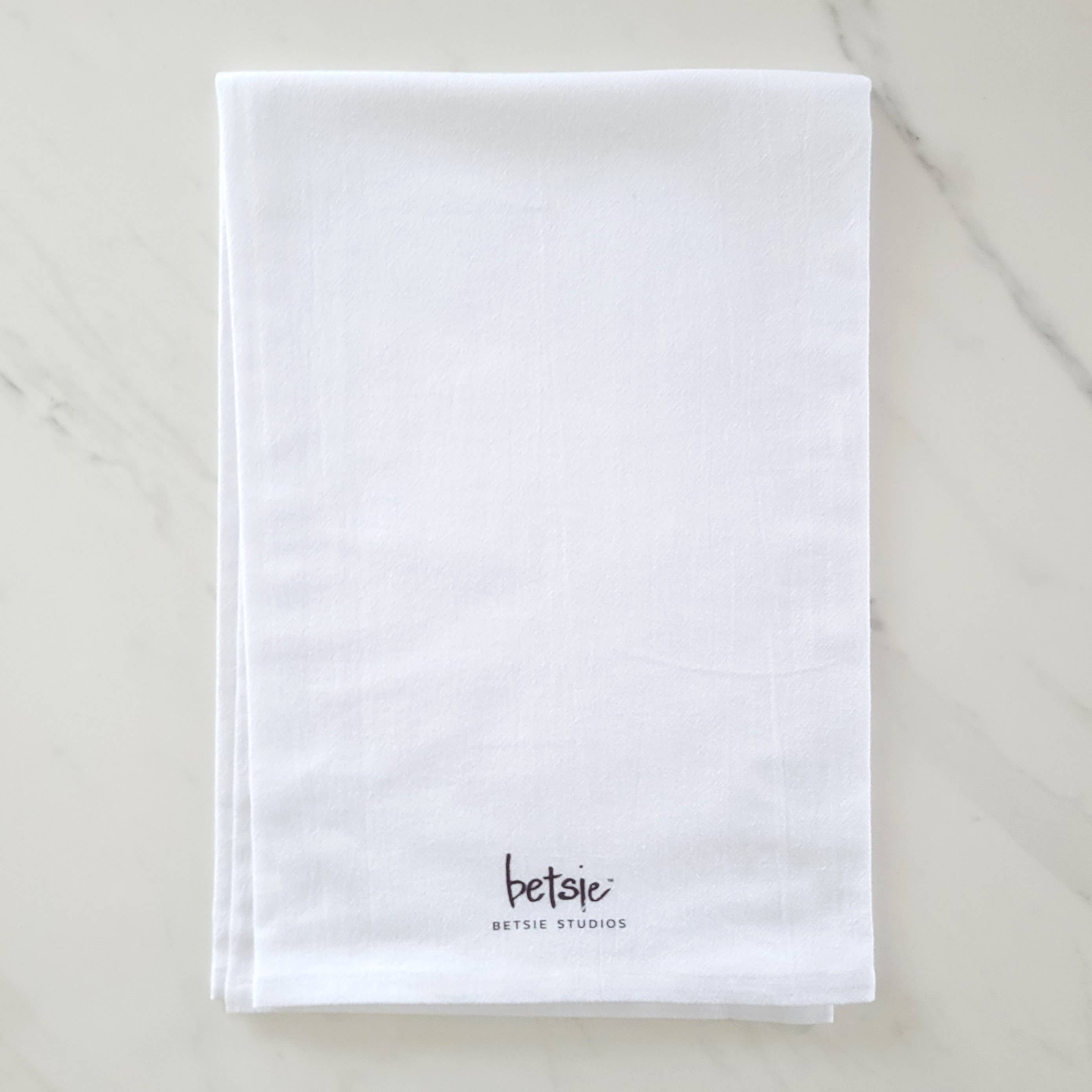 Betsie Studios - Wholesale Tea Towel - "Welcome to the sweet life" Idaho Tea Towel2