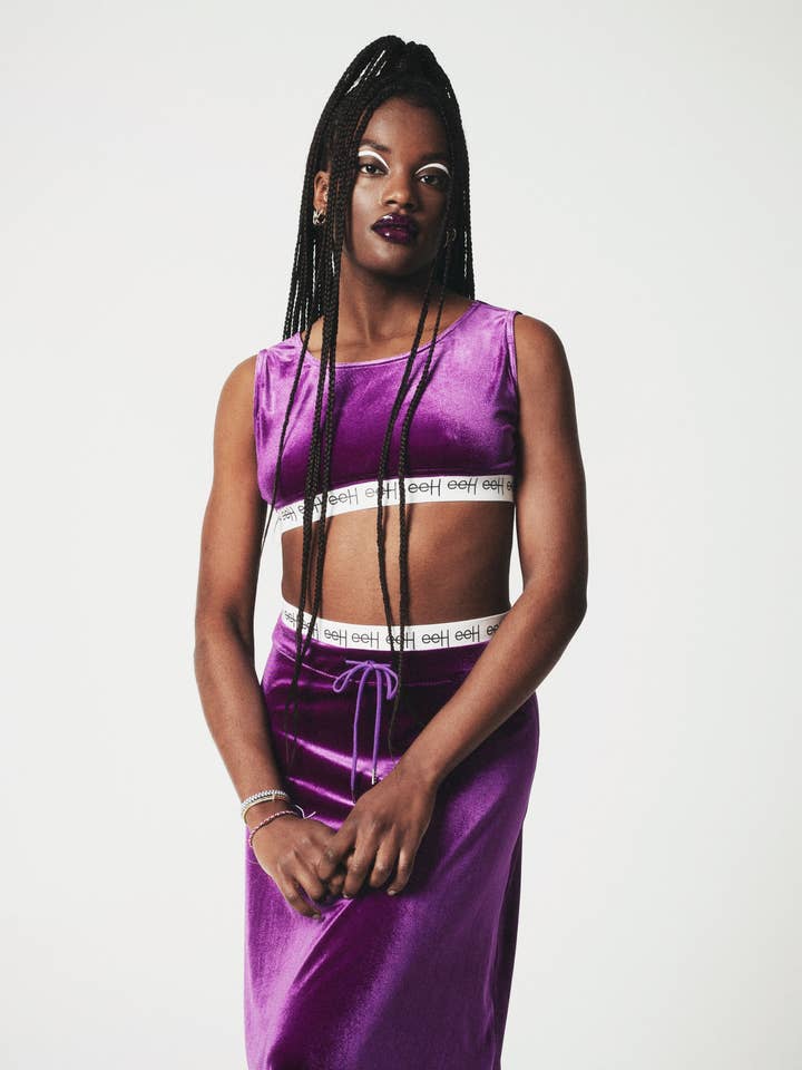 Reggiseno Sportivo Elegante - Reggiseno Sportivo in Velluto. per la vendita all'ingrosso da parte di eeH