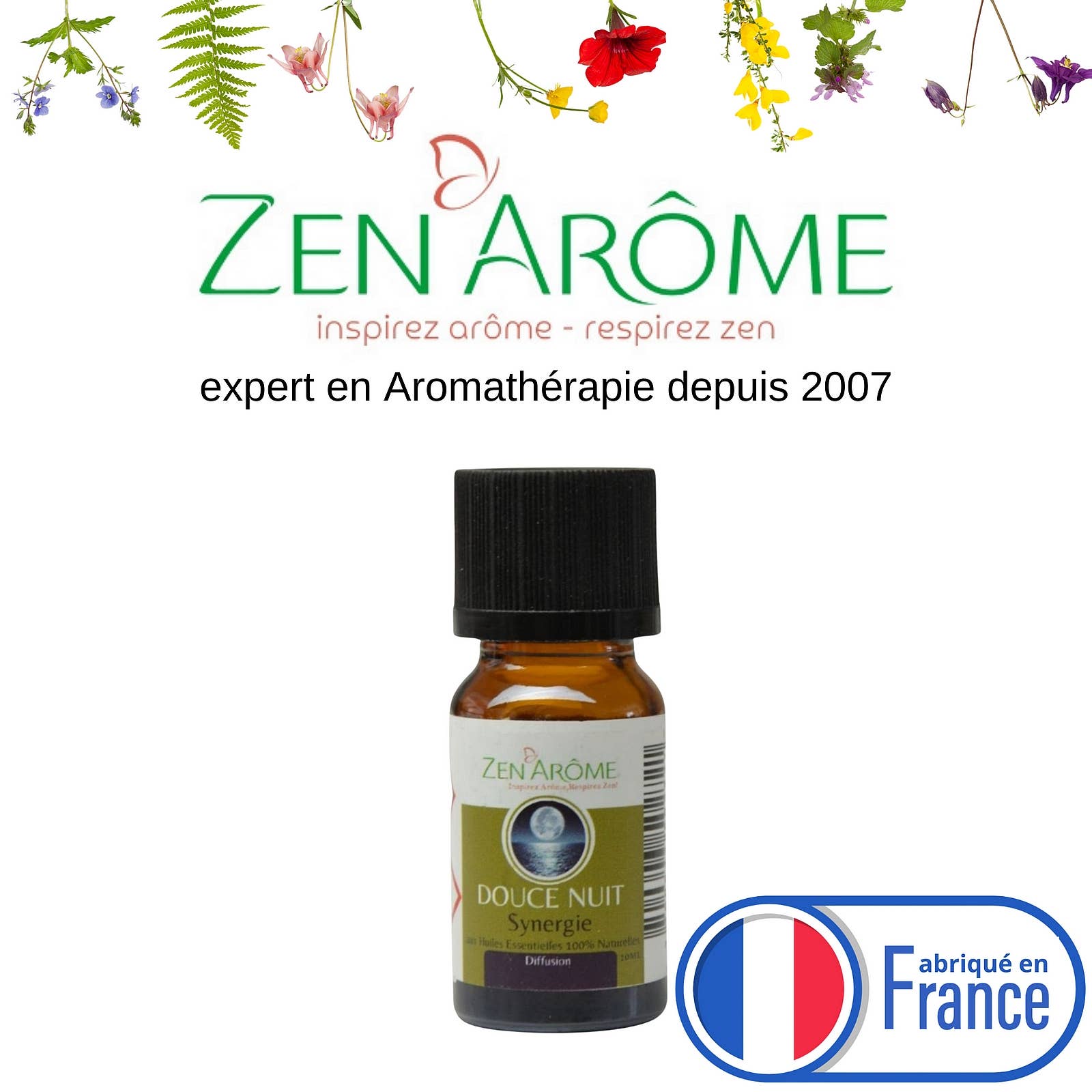 Zen'Arôme - Vente Huile essentielle - Synergie d'Huile Essentielle Douce Nuit à Diffuseur - 10 ml6