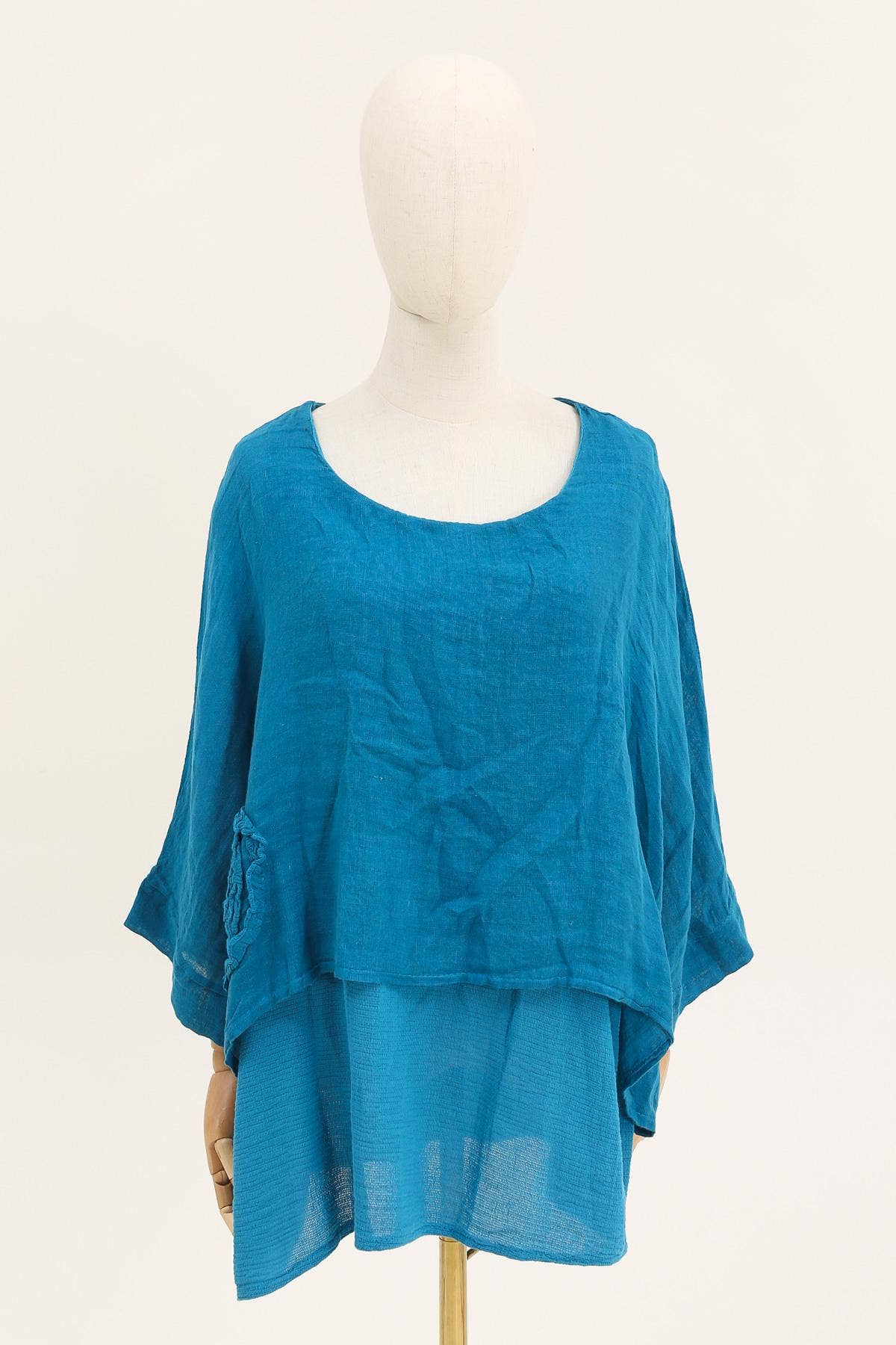 la maison des fibres naturelles - Wholesale Tunic - Women's - Linen tunic lined with cotton 87070 50% linen 50% cotton13