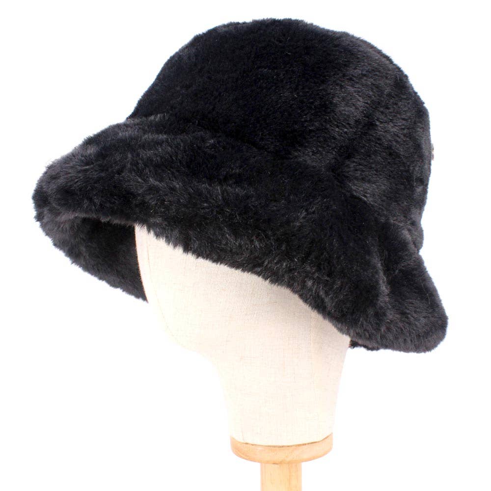 Sensibling Corp. - Vendita all'ingrosso Cappello da pescatore - Donna - Cappello secchiello in pelliccia sintetica1