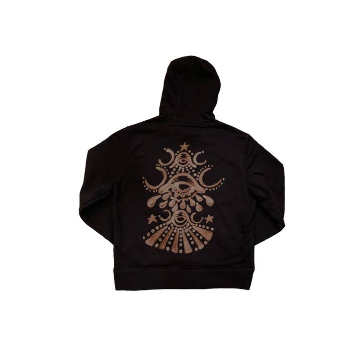 Ajna Hand Painted Hoodie Size Large for wholesale by All Seeing Studios