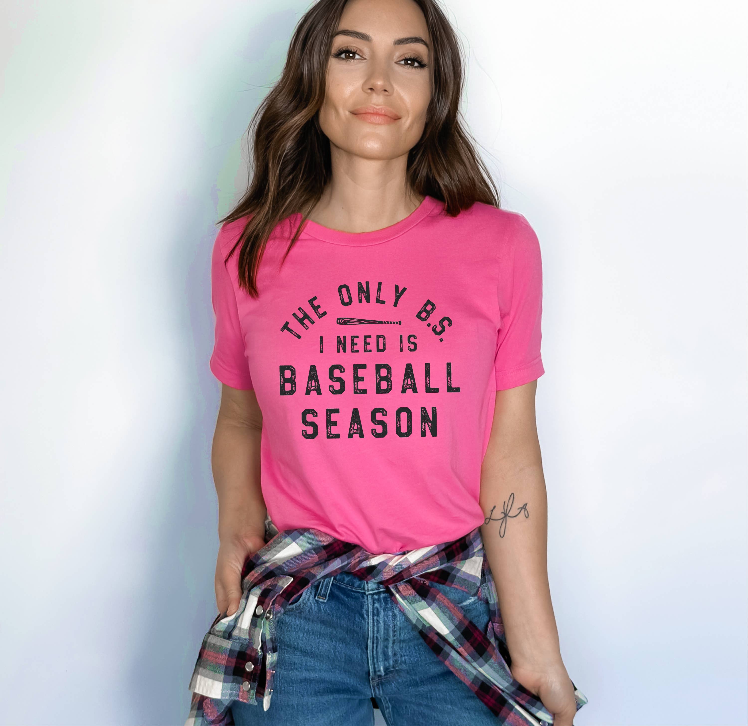 Humm & Willow – wholesale Screen printed t-shirt – Women′s – Baseball Shirt - Cute Baseball Shirt - Funny Baseball Shirt3
