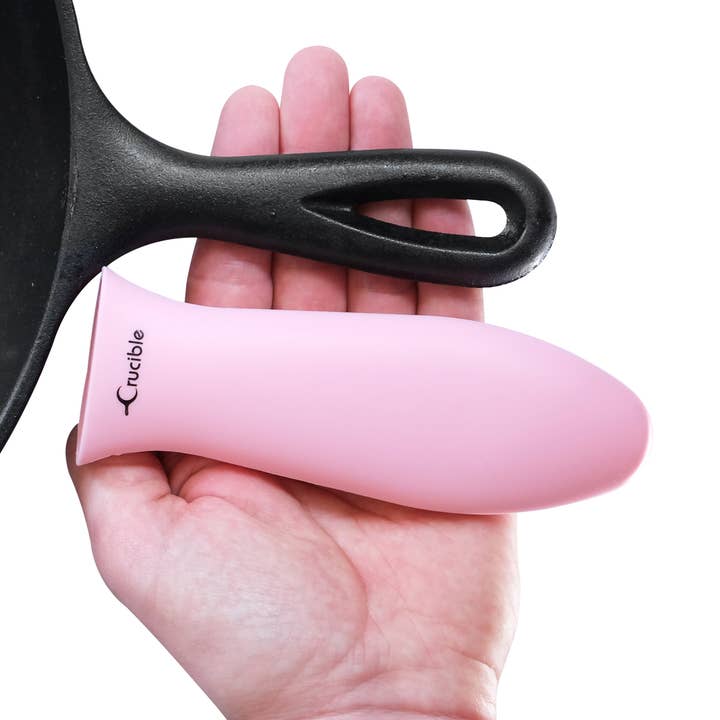 Crucible Cookware - Wholesale Oven mitt/pot holder - Silicone Hot Handle Holder, Potholder (Large Pink)2