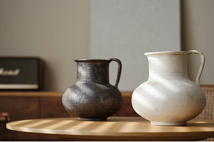 Gohobi （We cover U.S. import duties） - Wholesale Vase - Gohobi Japanese-style wabi sabi handmade large vase 0048