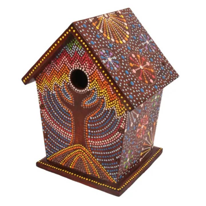 Artisan Bird Nest Box for wholesale by Green Feathers