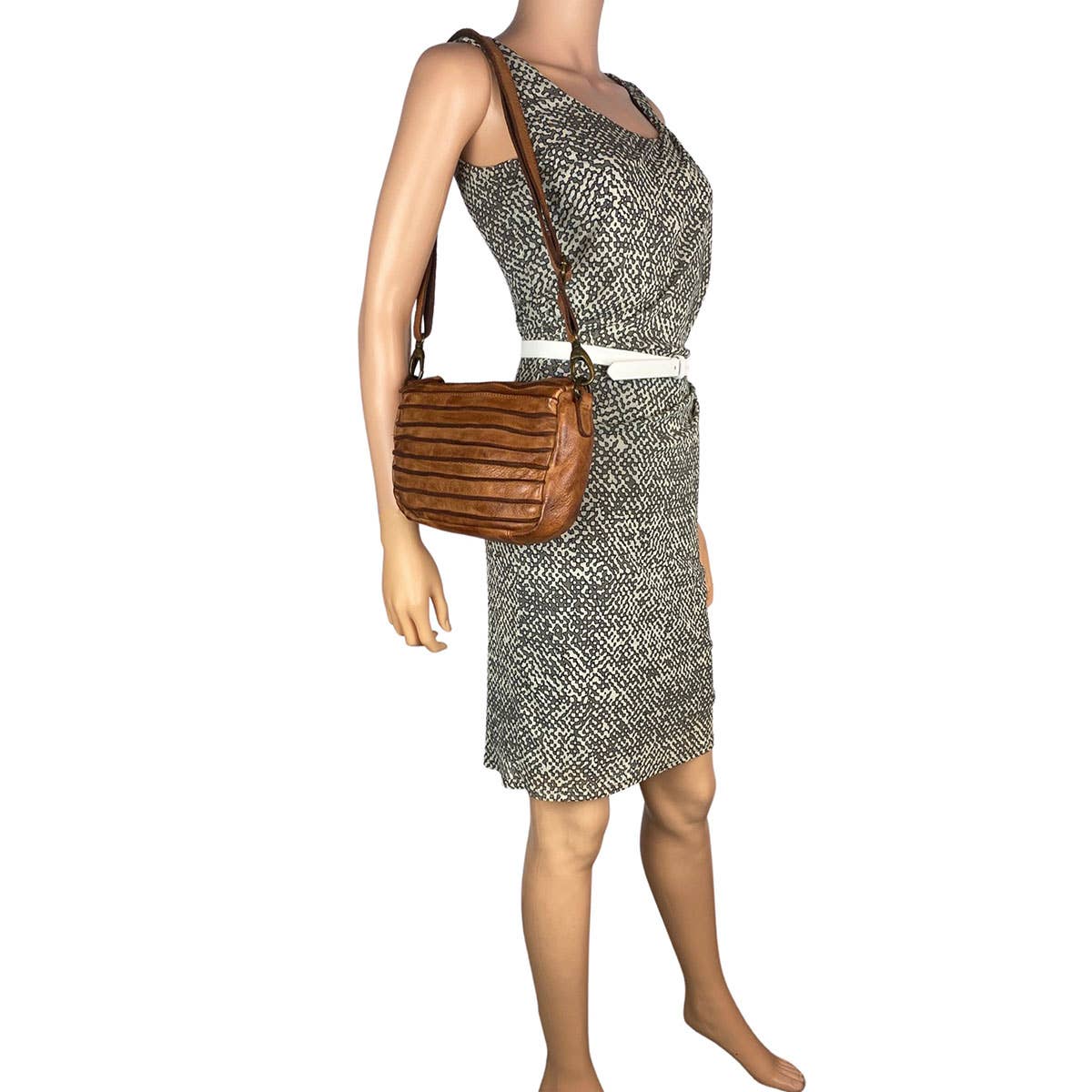 Arrigo - Wholesale Crossbody Bag - Women's - Arrigo Ladies Crossbody Shoulder Bag Washed Leather16