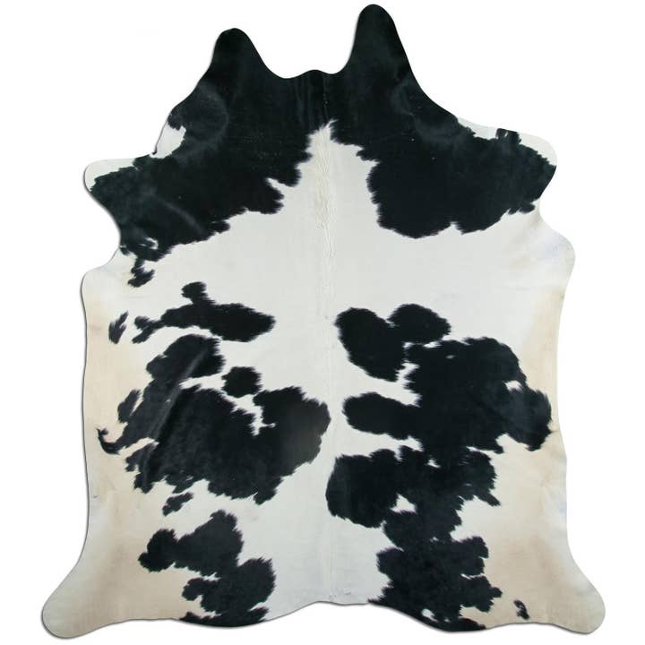 Tapete de pele de vaca - L240 x B208 cm - preto e branco por atacado de Livarto UG (haftungsbeschränkt)