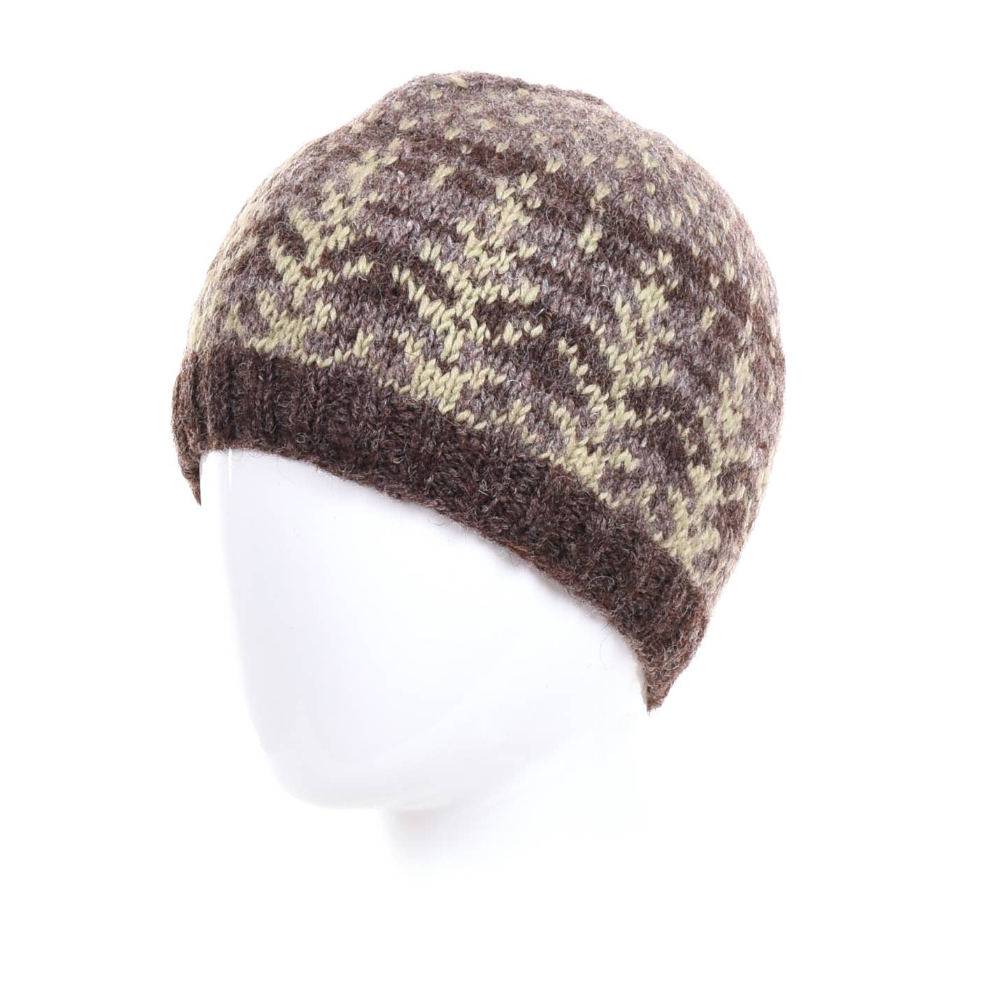 Lost Horizons Knitwear – Ships from USA - Wholesale Beanie - Men's - Fernie Beanie Hat with Snowy Tree Motif5