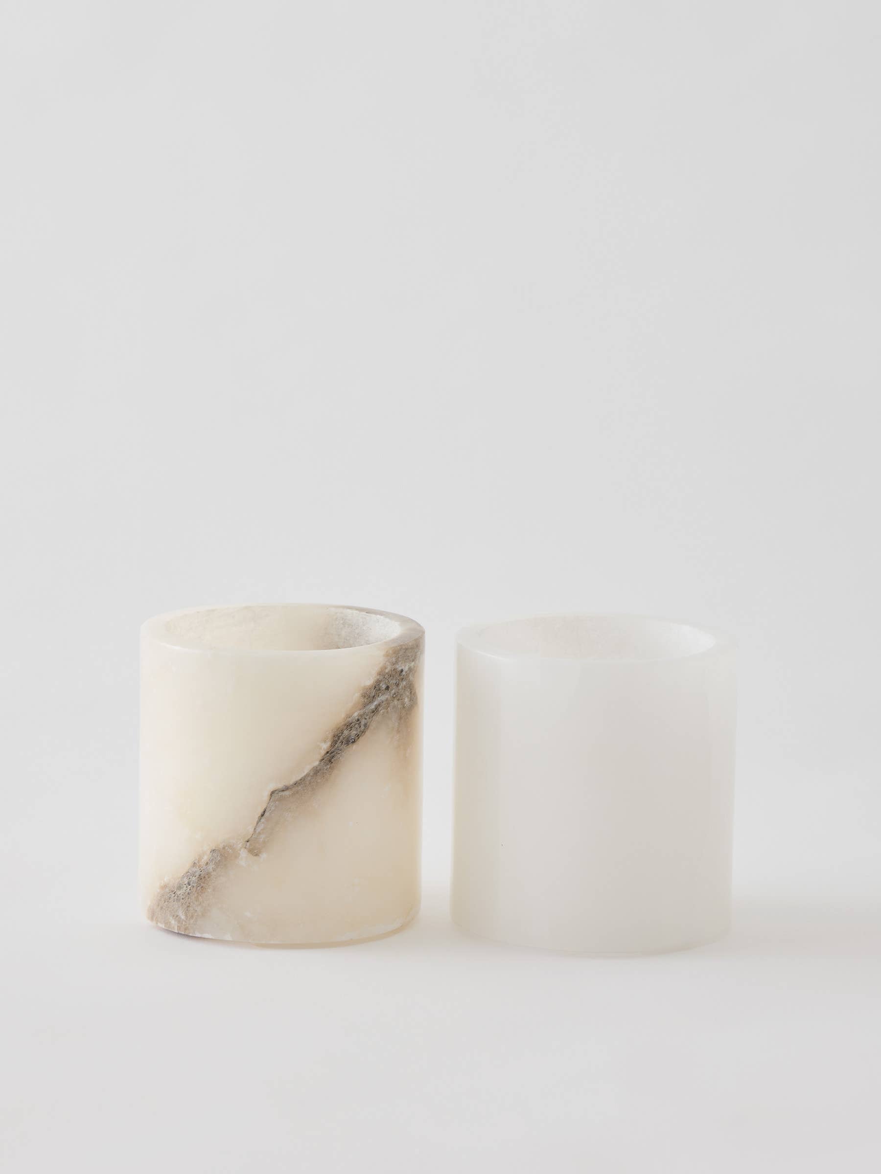 Tell Me More – wholesale Candle holder – Alabaster candle holder3