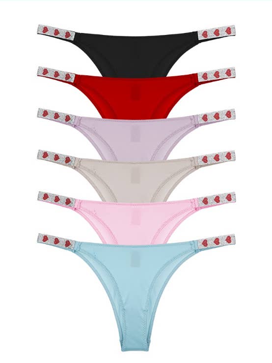 Heart In Stone Panty for wholesale by Jennifer Intimate