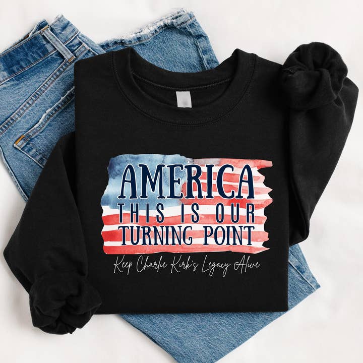 Charlie Kirk Dit is het Turning Point Comfort Colors Shirt voor wholesale door ClevorFit