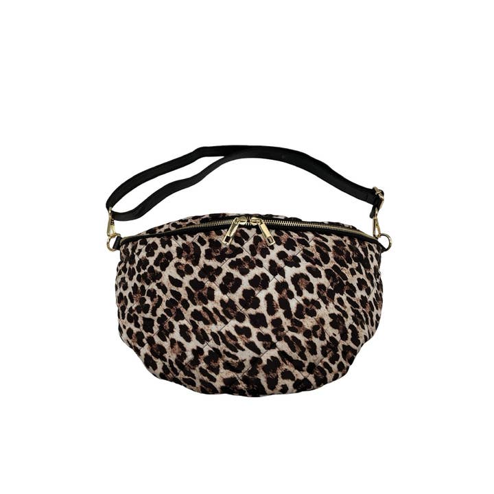 Louisa lee - Wholesale Belt Bag - Women's - BANANA SAUVAGE FABRIC WITH LEATHER UPHOLSTERY