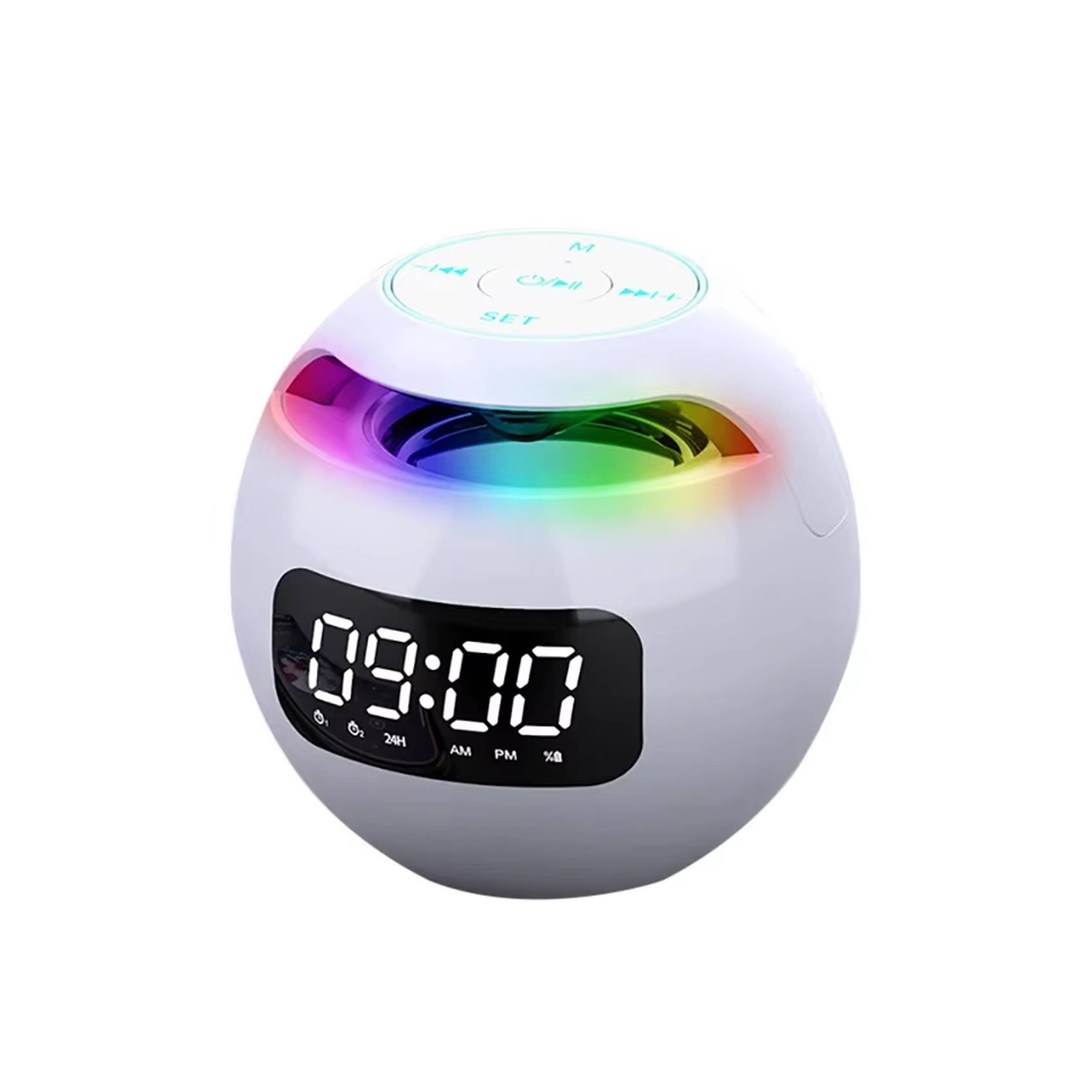 Lumbee Trade – wholesale Speakers – Portable Wireless Bluetooth Speaker Alarm Clock - Assorted4