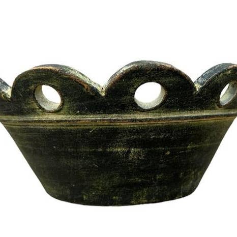 Botanical Collections - Wholesale Decorative Plate/Dish/Bowl - Court Pendu #6 Low Bowl - Set of 2