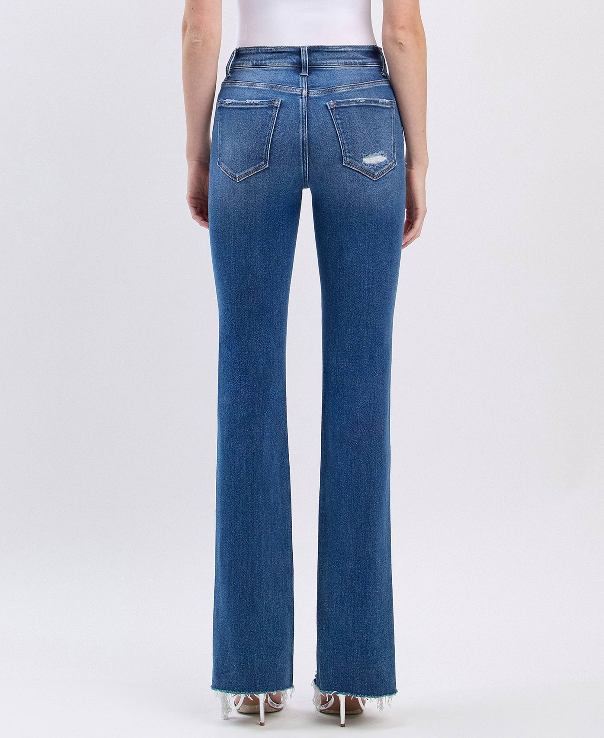 ACCURATE HIGH RISE BOOTCUT JEANS LV1605 for wholesale on Faire1