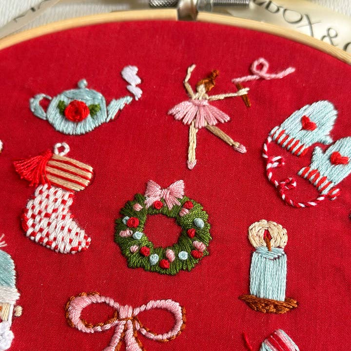 MakeBox & CO - Wholesale Embroidery/Cross Stitch Supplies - 24 Days of Advent Embroidery
